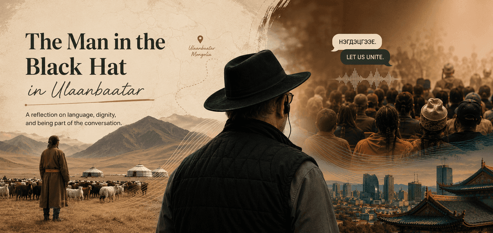 The Man in the Black Hat in Ulaanbaatar